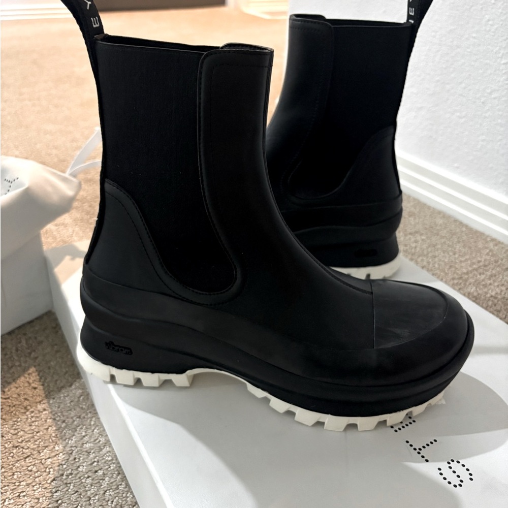 Stella McCartney Trace Chelsea Boots Size 39 - Picture 5 of 6